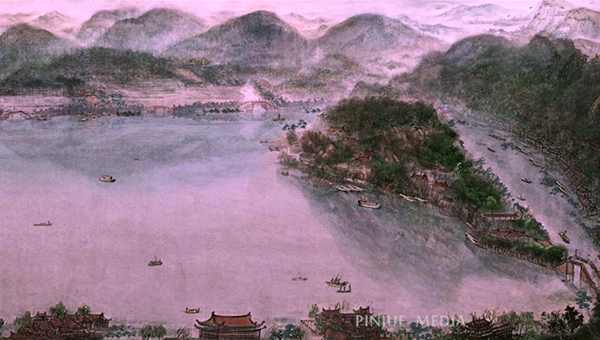 杭州博物館西湖圖卷